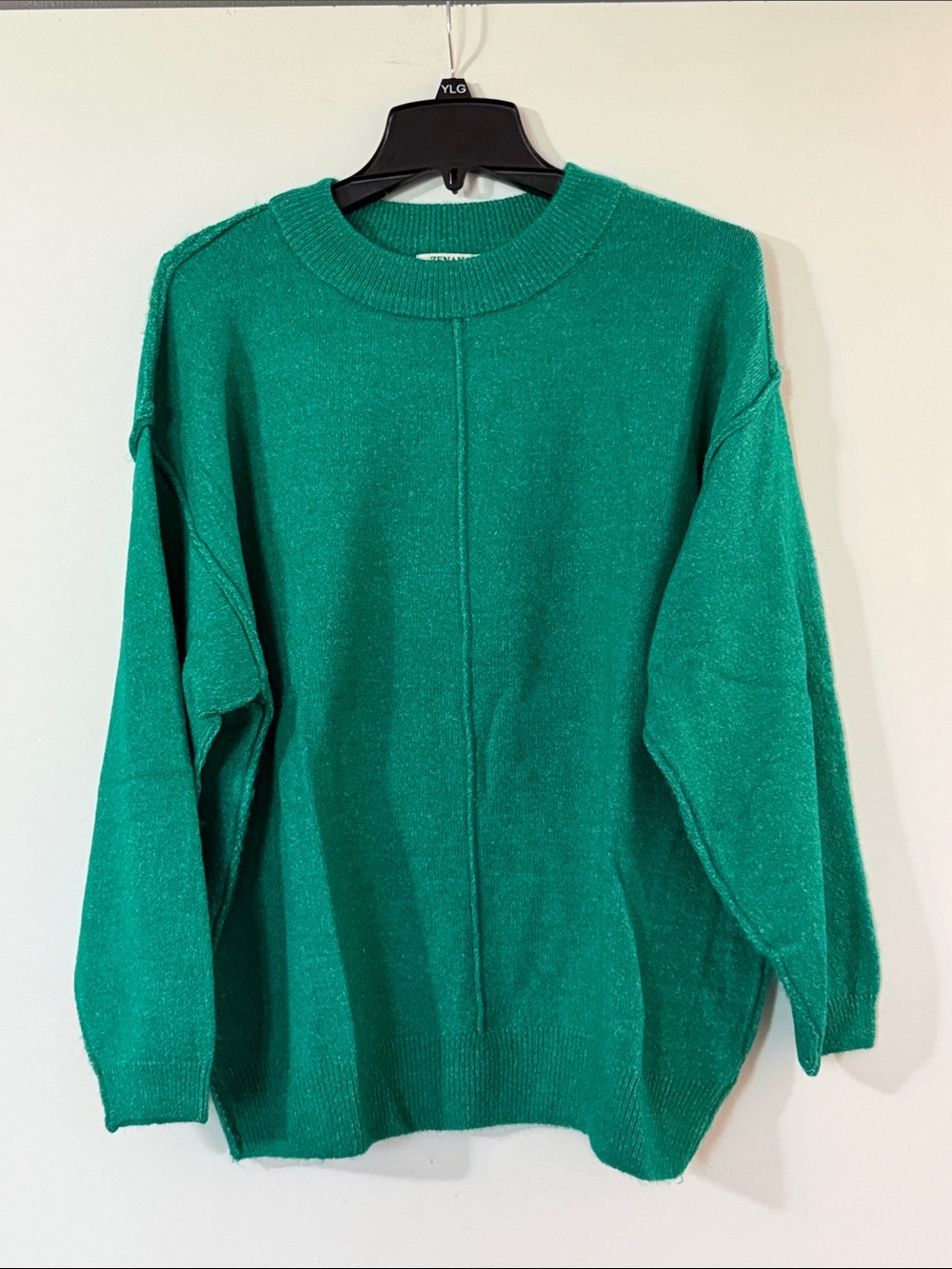 Women's Emerald Green Crewneck Sweater